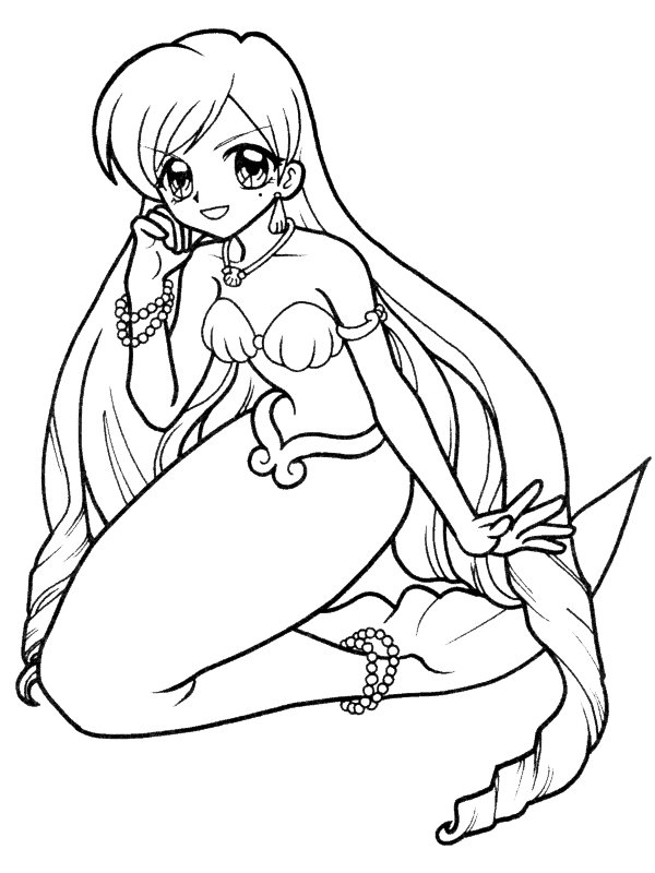 600x800 Kids N 29 Coloring Pages Of Mermaid