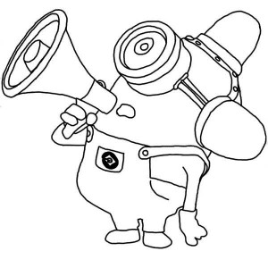 300x300 Minion Coloring Pages Free 2492314