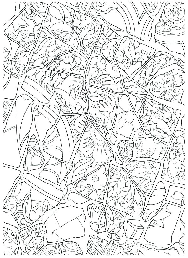 600x821 Free Printable Mosaic Coloring Pages Shippa.co