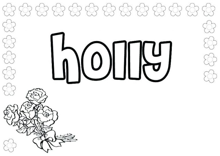 768x543 Brilliant Decoration Name Coloring Pages Printable Graffiti