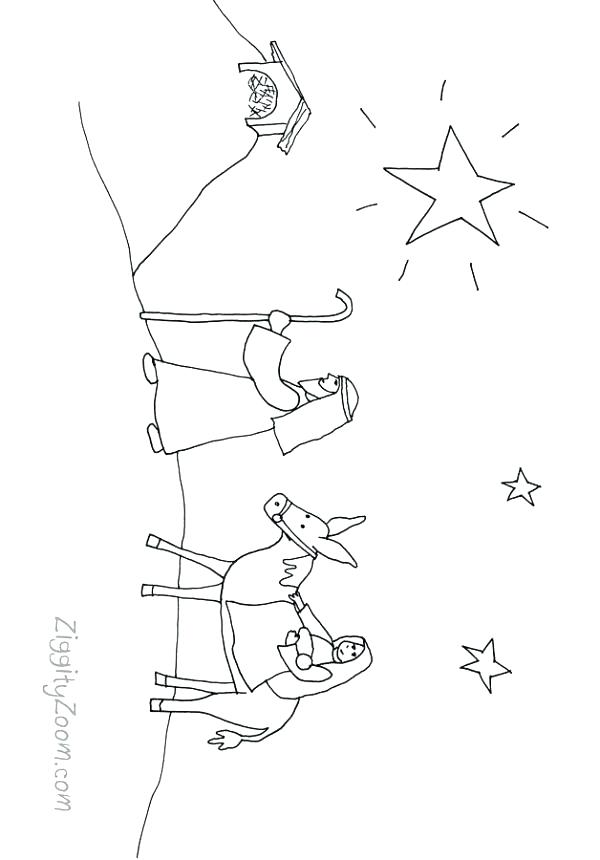 600x860 Nativity Color Page Elegant Nativity Coloring Page Online Unique