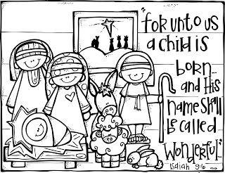 320x246 Free Printable Nativity Coloring Pages 8