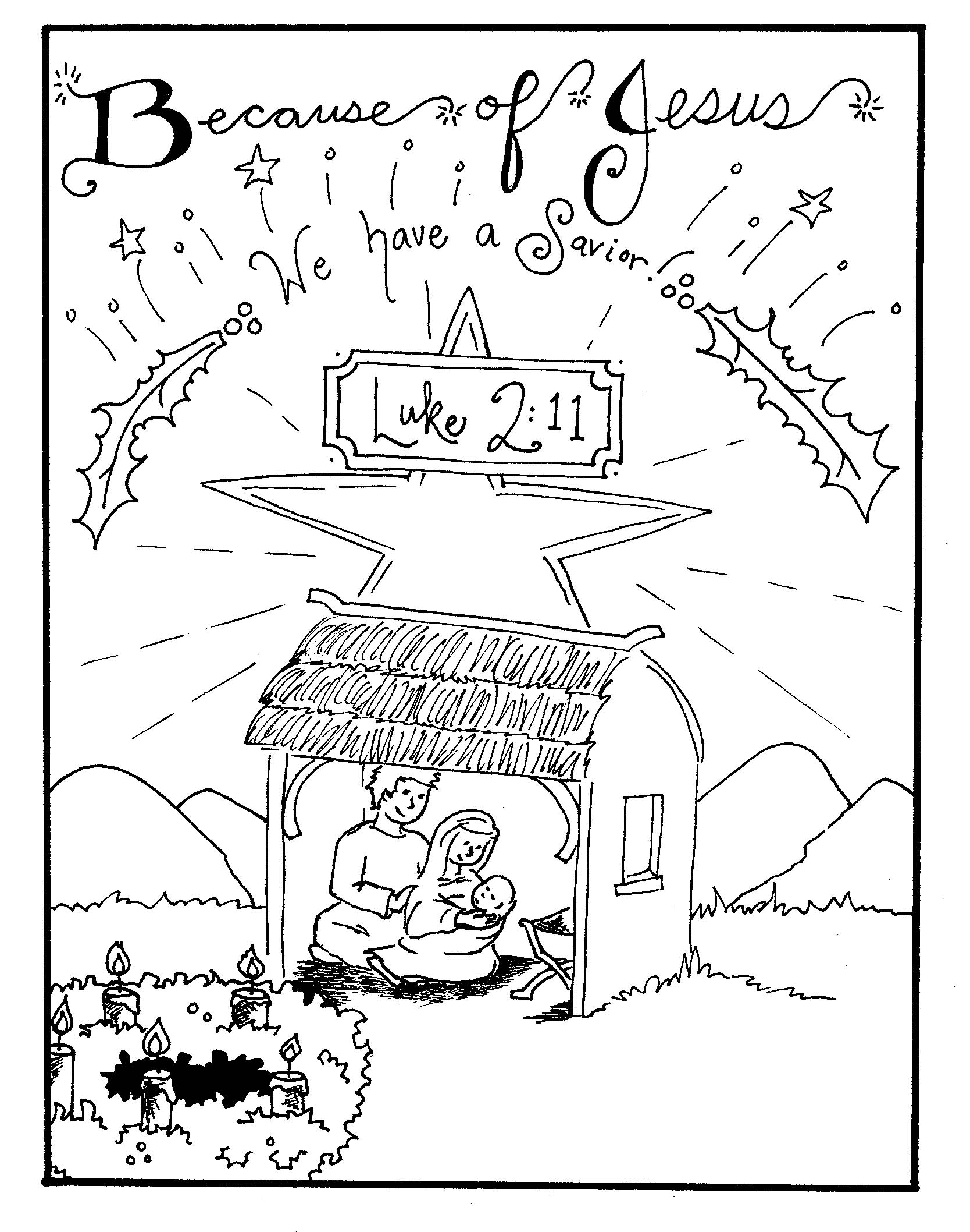 1668x2116 Free Printable Nativity Coloring Pages For Kids