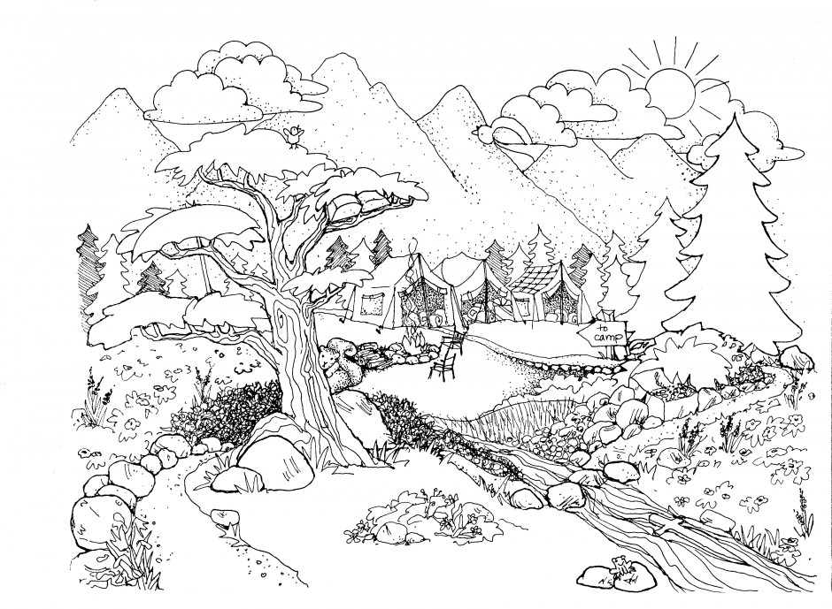 940x689 Nature Colouring Pages Awesome Nature Coloring Pages 74