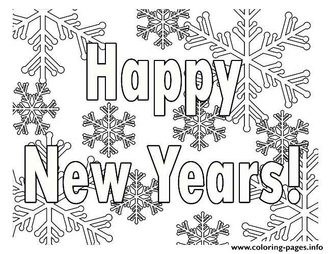650x500 Free New Years Coloring Pages Printable New Year Coloring Pages
