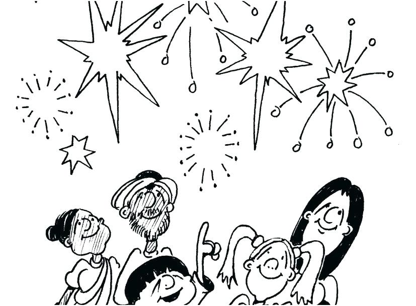 827x609 Fireworks Coloring Pages Of Coloring Pages Printable Fireworks