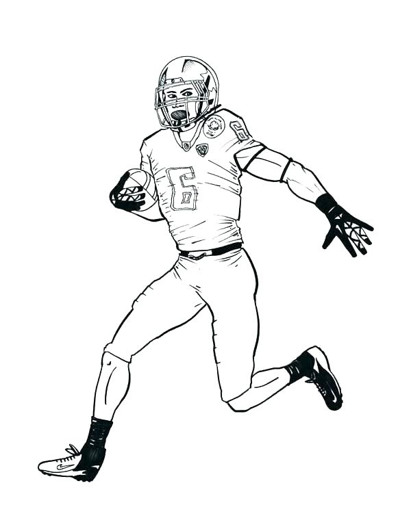 600x776 Free Printable Nfl Football Coloring Pages Nfl Football Coloring
