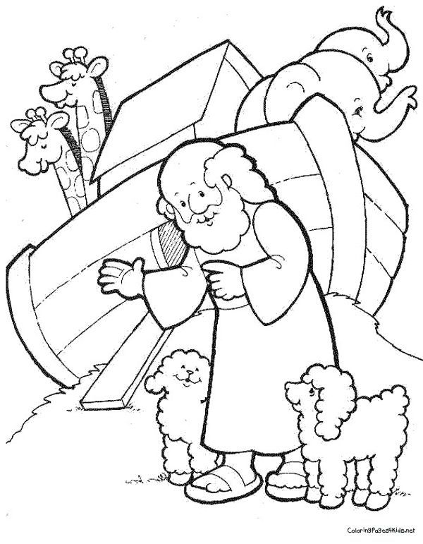 600x771 Noah's Ark Coloring Pages