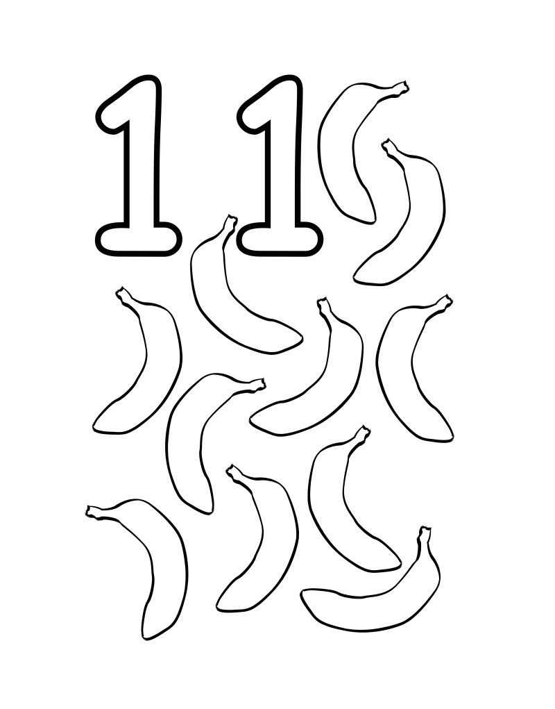 800x1021 Free Printable Number Coloring Pages For Kids Free Printable