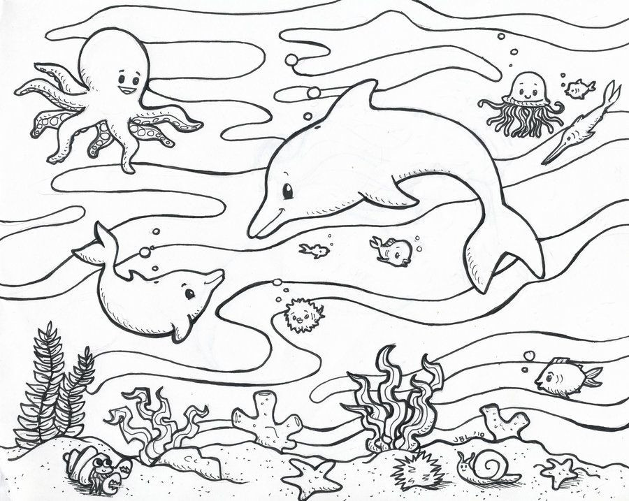 900x717 Free Printable Ocean Coloring Pages 1