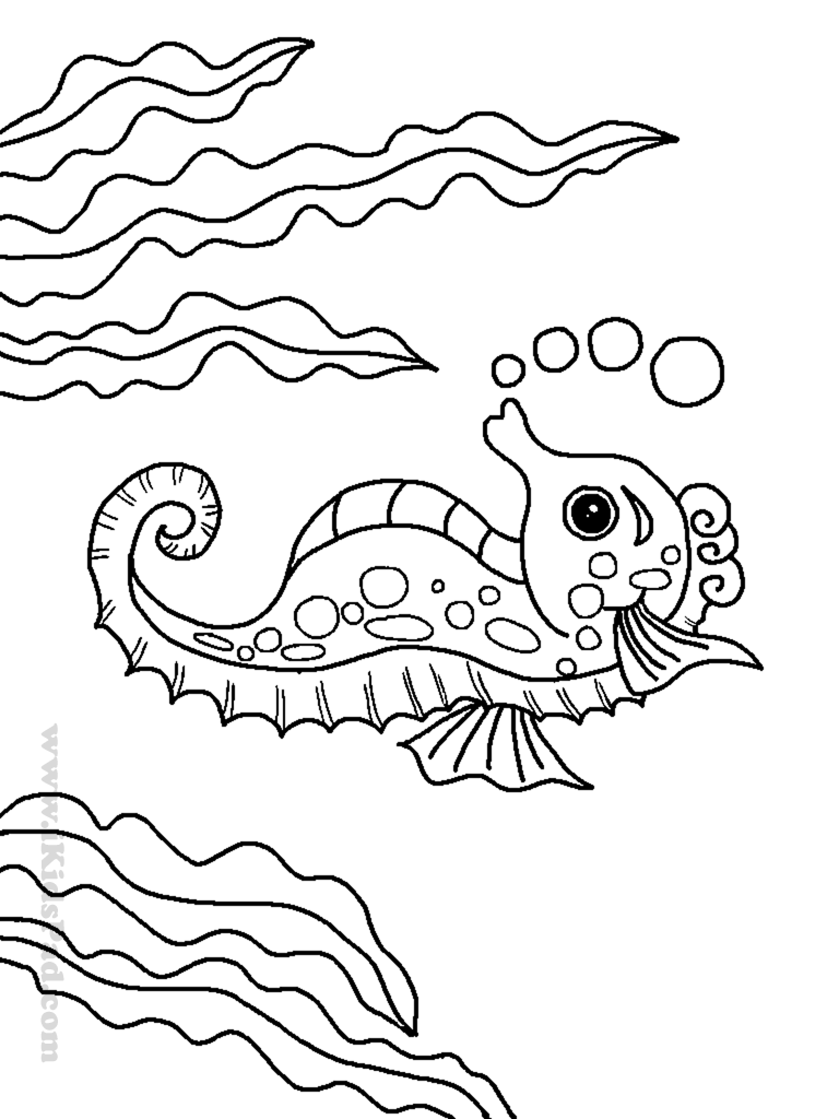 768x1024 Free Printable Ocean Coloring Pages 2