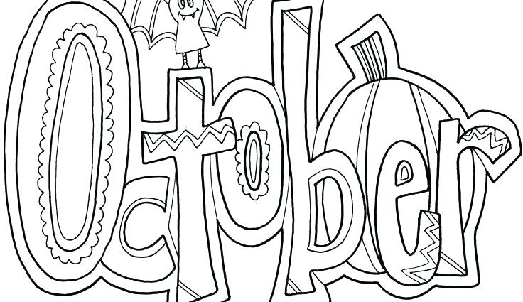 736x425 October Coloring Pages To Print