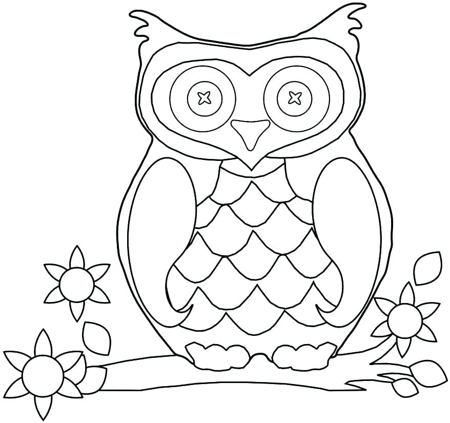 878x825 Owl Coloring Pages To Print Owl Printable Coloring Pages And Baby