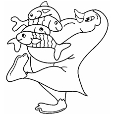 230x230 Penguin Coloring Pages