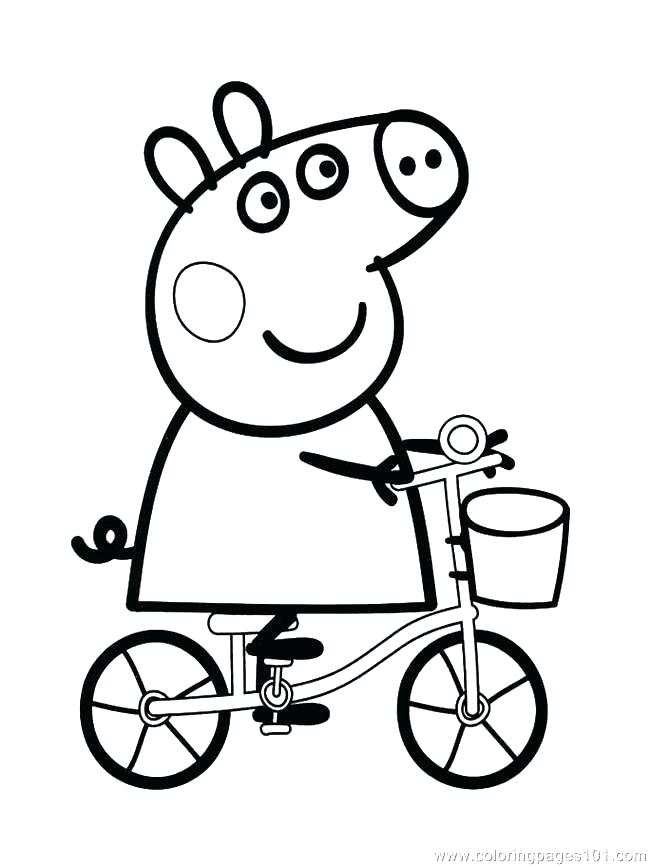 650x866 Pig Pictures To Color Pig Color Pages Pig Colouring Pages Kids