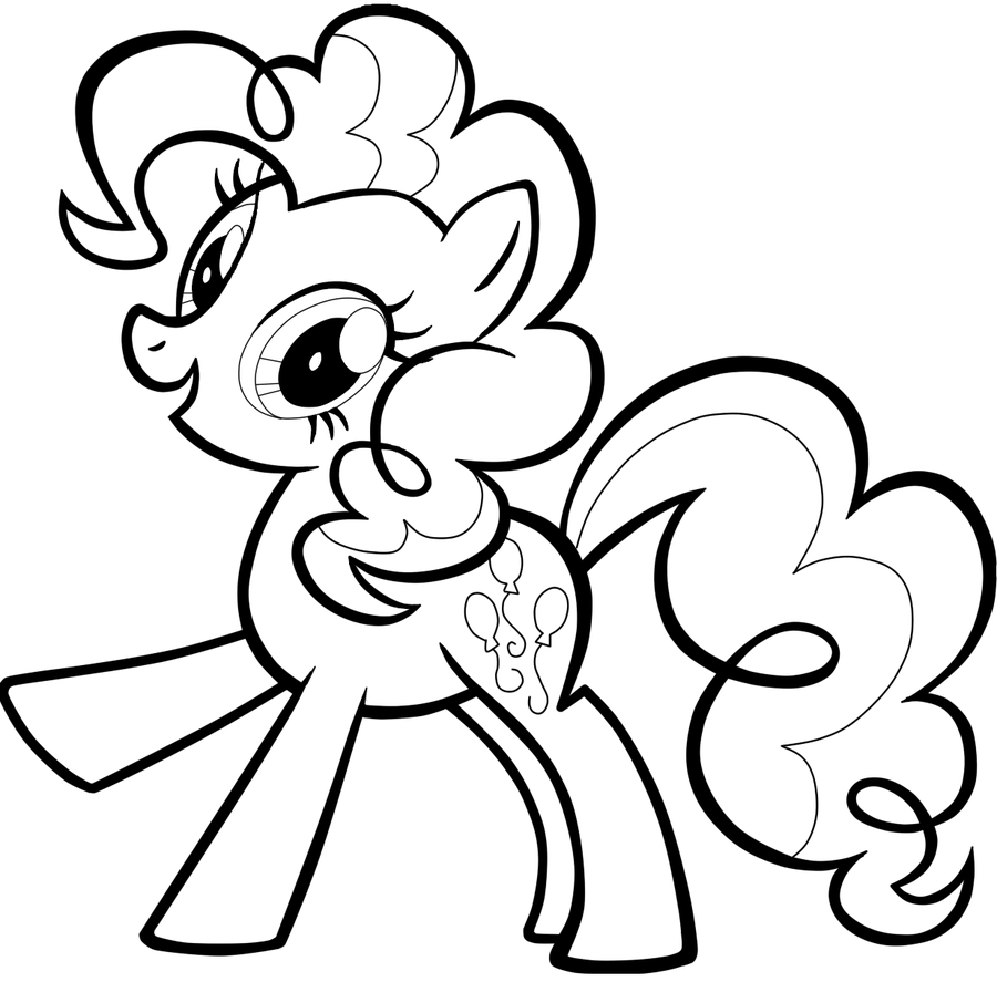 900x887 My Little Pony Pinkie Pie Coloring Pages