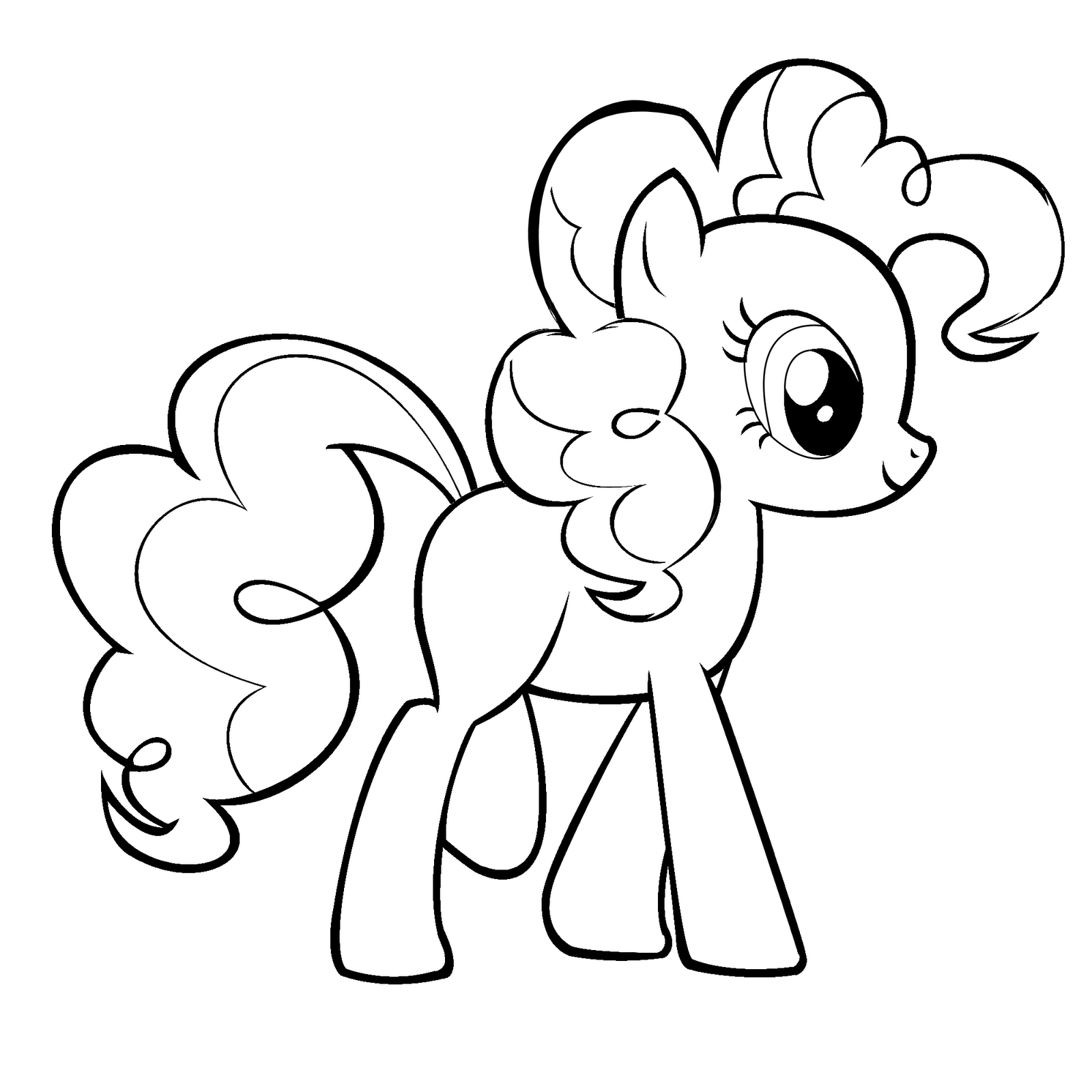 1600x1600 My Little Pony Pinkie Pie Coloring Pages Getcoloringpages