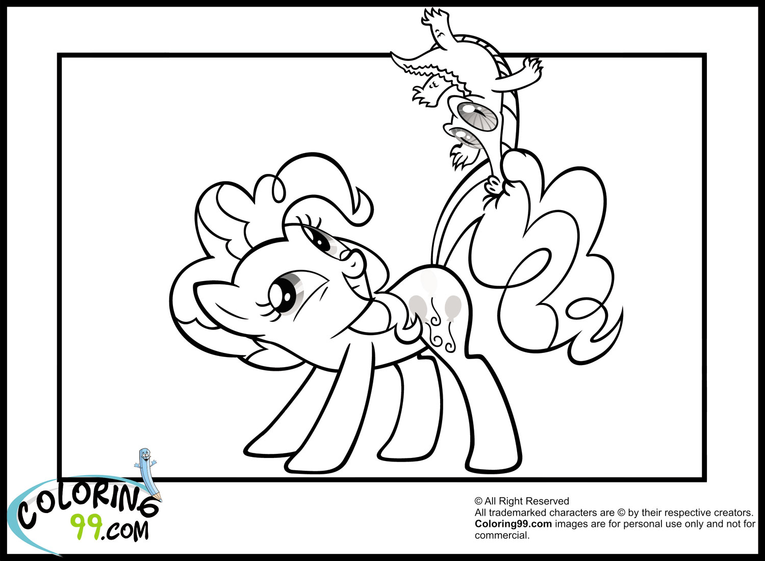 1500x1100 My Little Pony 22 Cartoons Printable Coloring Pages Tearing Pinkie
