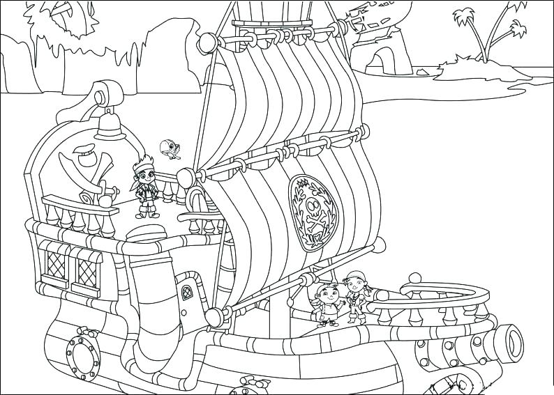 794x567 Pirate Coloring Pages Printable Pirate Ship Coloring Pages