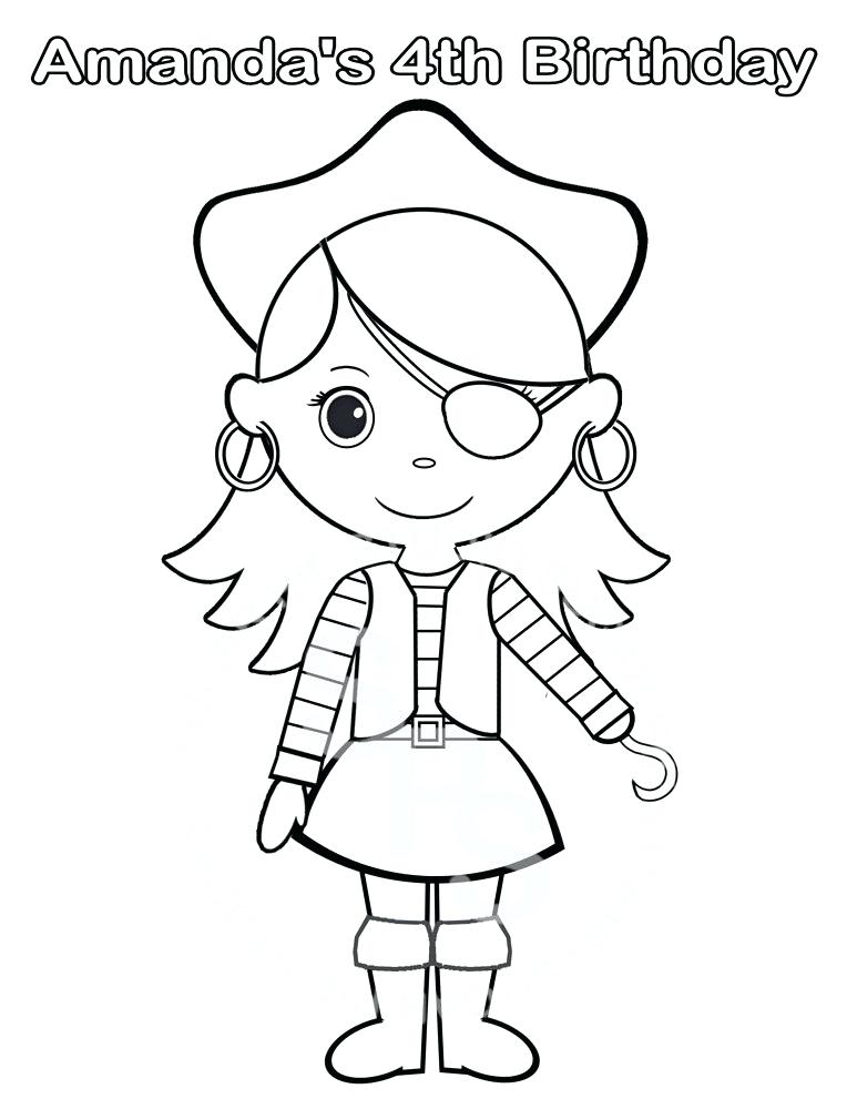 773x1000 Pirate Coloring Pictures Clever Design Pirate Princess Coloring