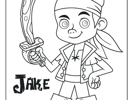 440x330 Jake And Neverland Pirates Coloring Pages To Print And