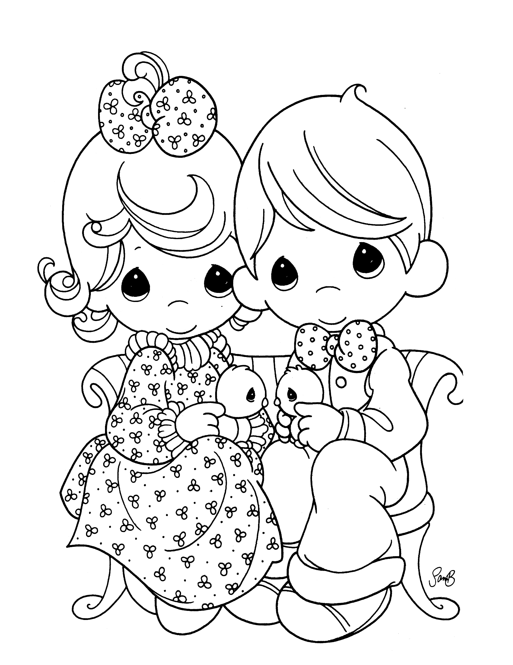 1700x2200 Super Ideas Precious Moments Coloring Pages Couple Coloringstar