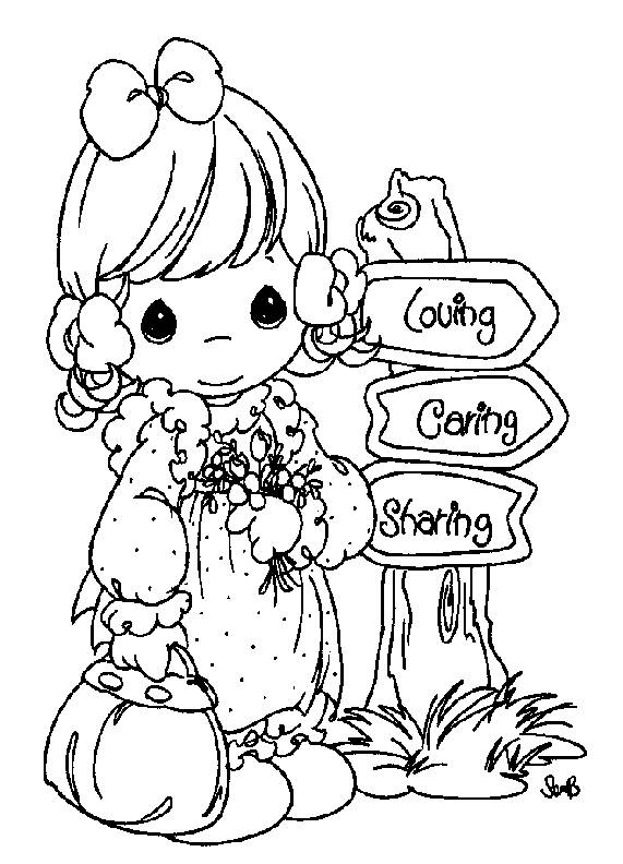571x792 Coloring Pages Precious Moments Picture 45 Regarding Printable