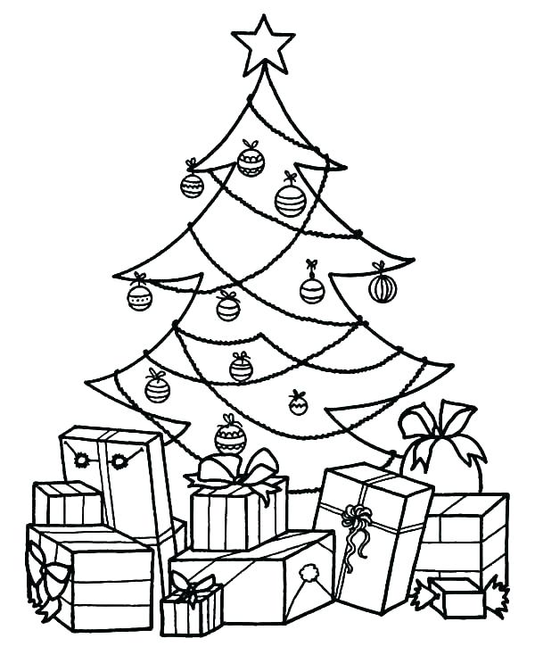 600x734 Coloring Pages Of Presents Gifts Coloring Pages Printable Present
