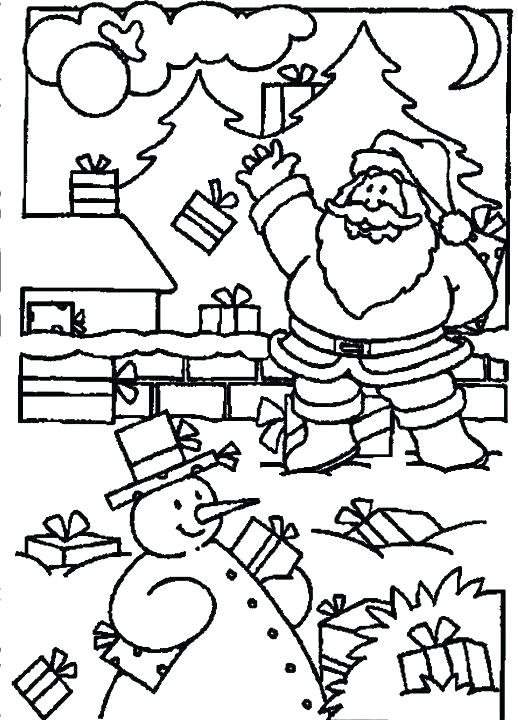 518x720 Presents Coloring Page Gift Coloring Page Gifts Coloring Pages