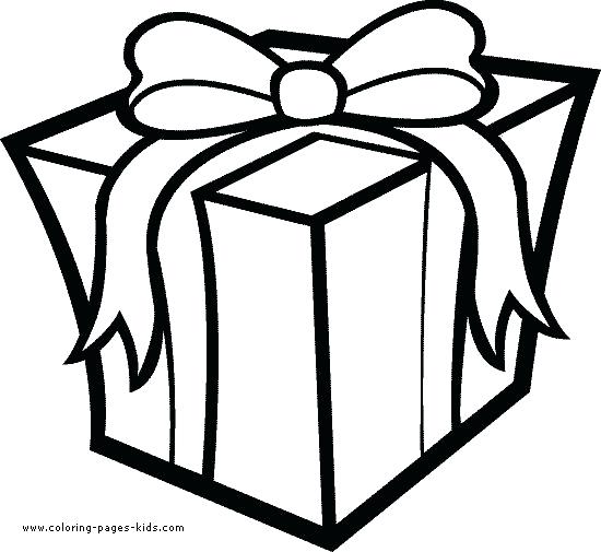 550x505 Coloring Pages Of Presents Slavyanskiy.club