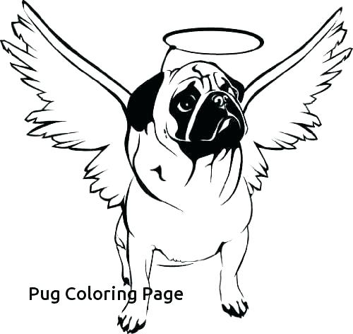 500x472 Pug Coloring Pages Printable Pug Coloring Pages Pug Puppy Coloring
