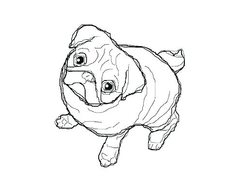 500x375 Pug Coloring Pages