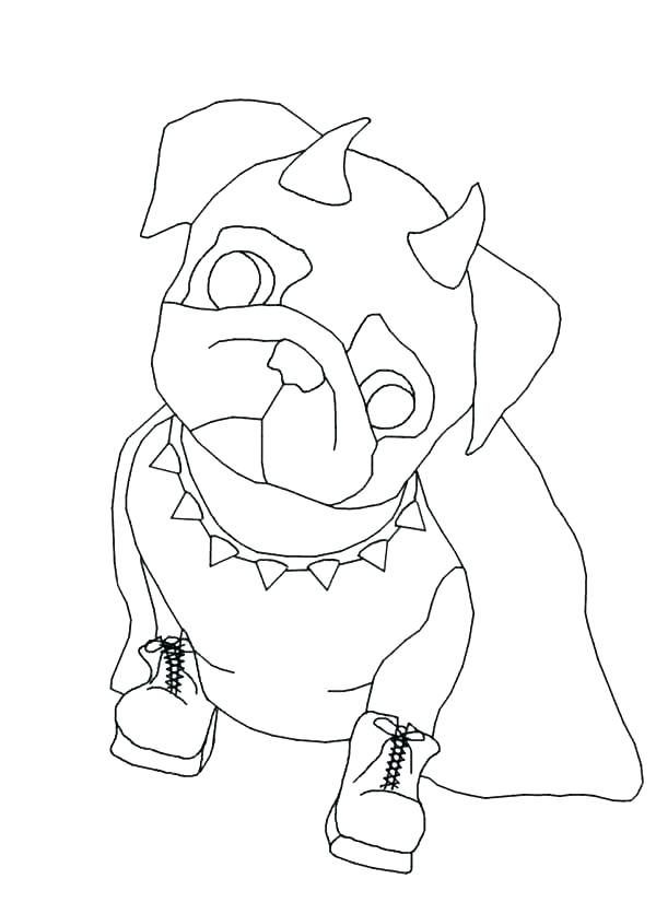 600x836 Pug Coloring