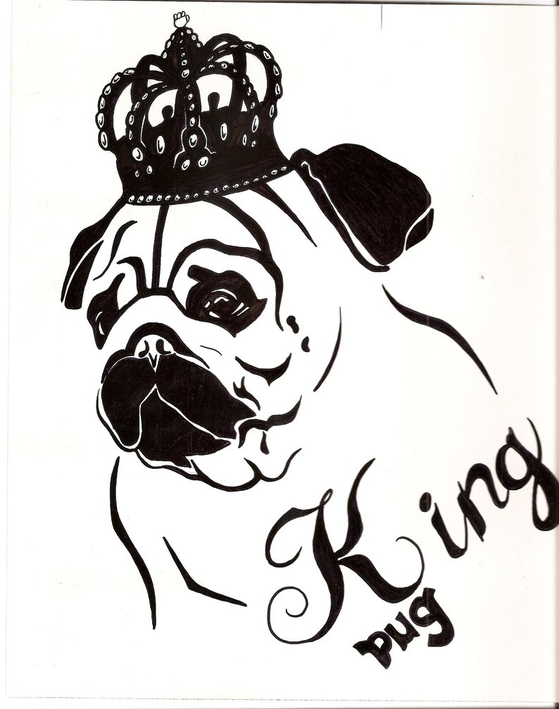 794x1007 Printable Pug Coloring Pages 344901 Within Page