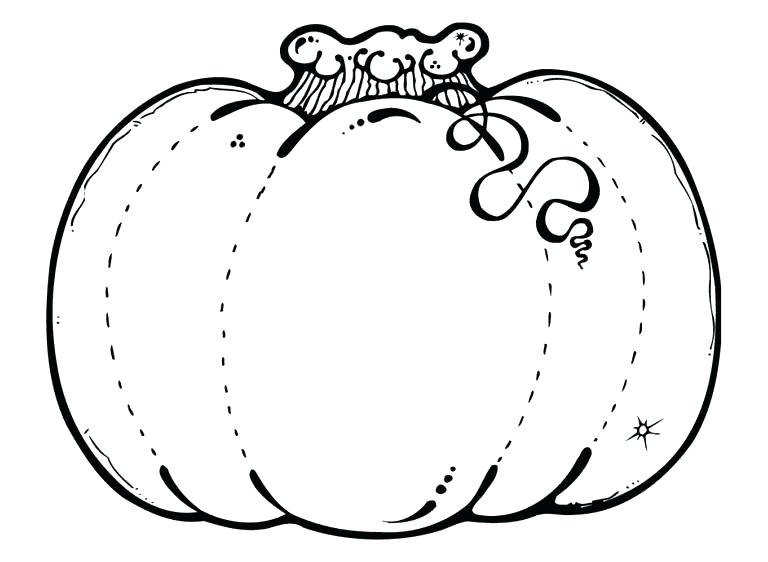 768x562 Blank Pumpkin Coloring Page Blank Pumpkin Coloring Page Blank