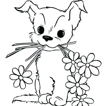 360x360 Printable Puppy Coloring Pages Puppy Printable Coloring Pages