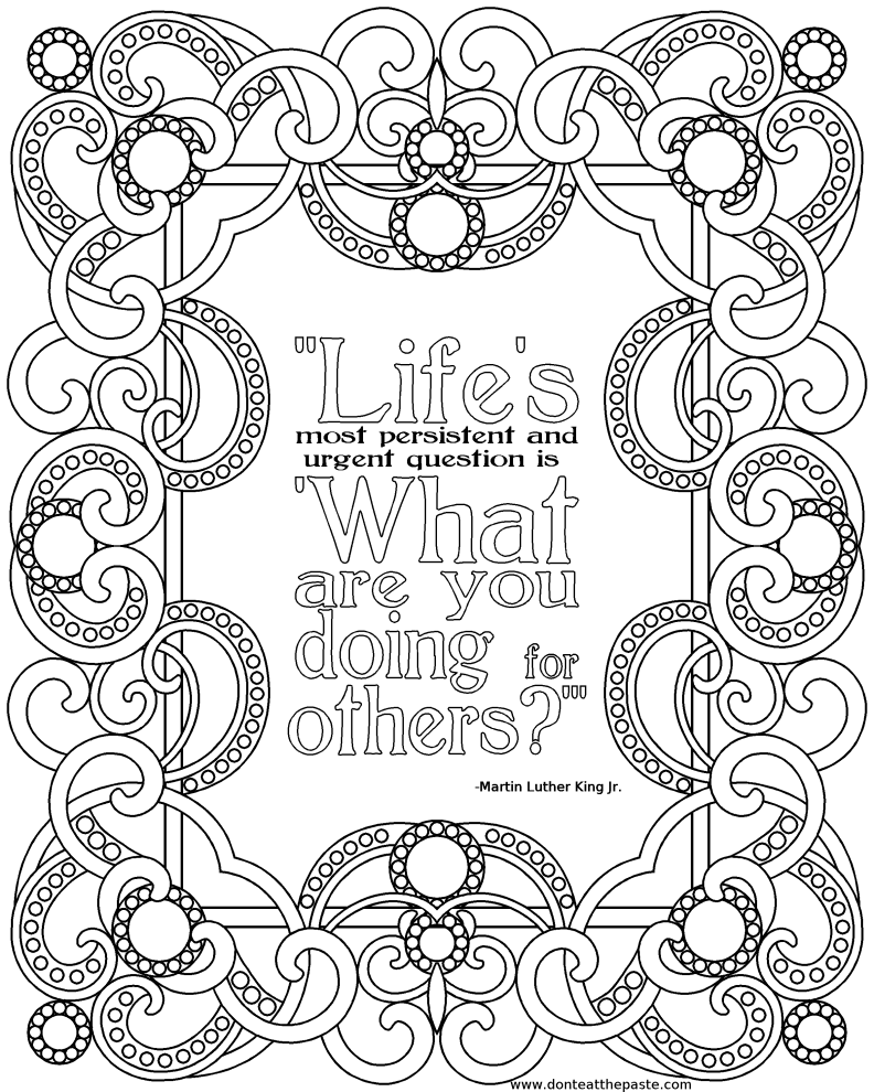 792x990 Inspirational Quotes Coloring Pages. Quotesgram Coloring Pages