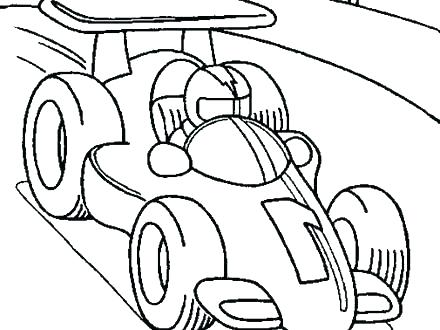 440x330 Race Car Pictures To Color With Pictures Of Race Cars To Color Car