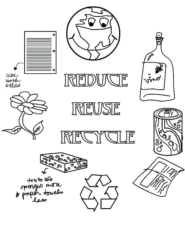 600x776 Recycling Coloring Page Earth Day Coloring Pages Recycle Coloring