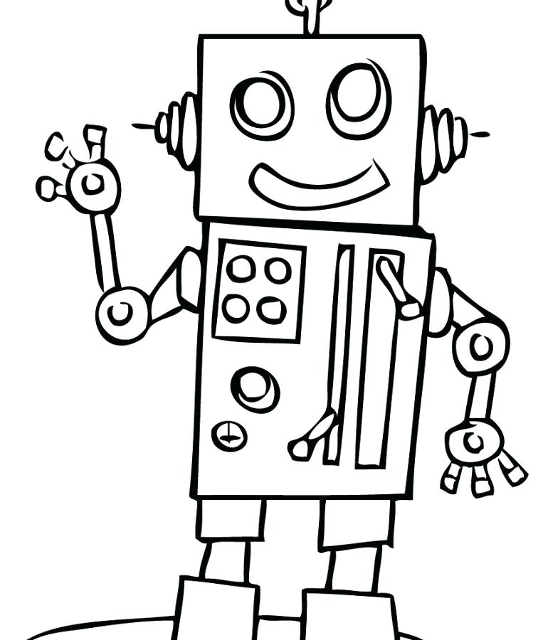 763x900 Robot Coloring Page Kids Toy Robot Coloring Pages Kid Robot