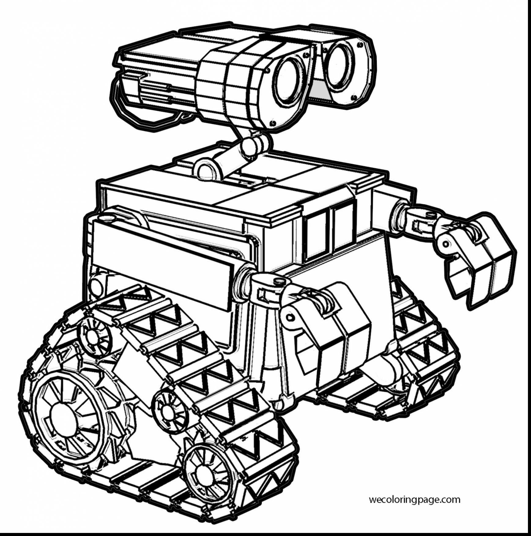 1736x1753 Robots Coloring Pages For Kids Unique Excellent Printable Robot
