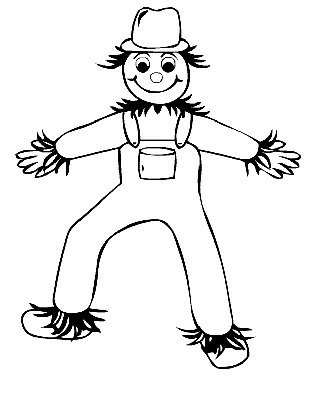 628x796 Scarecrow Coloring Page Lovely Free Printable Scarecrow Coloring