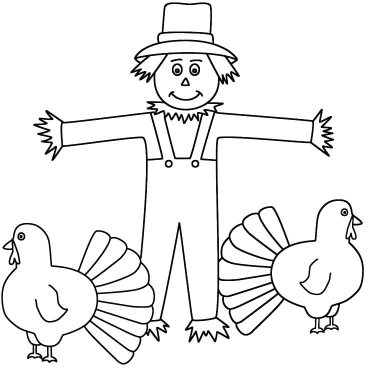 736x736 Free Printable Scarecrow Coloring Page For Kids 4 Scarecrow