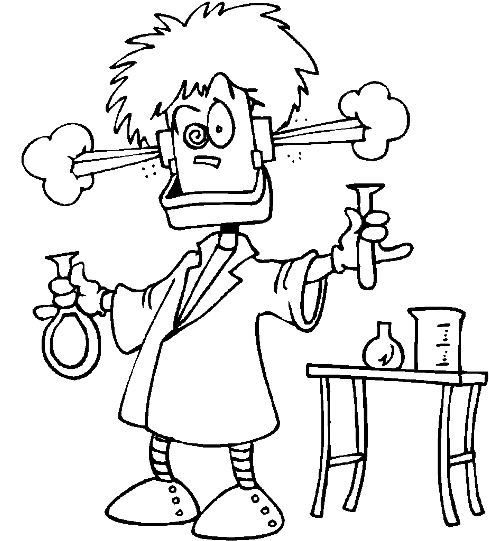 1626x1800 Science Coloring Pages