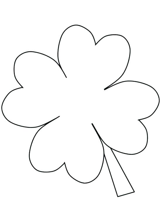 550x733 Shamrock Coloring Pages Shamrocks Coloring Pages Kids Printable