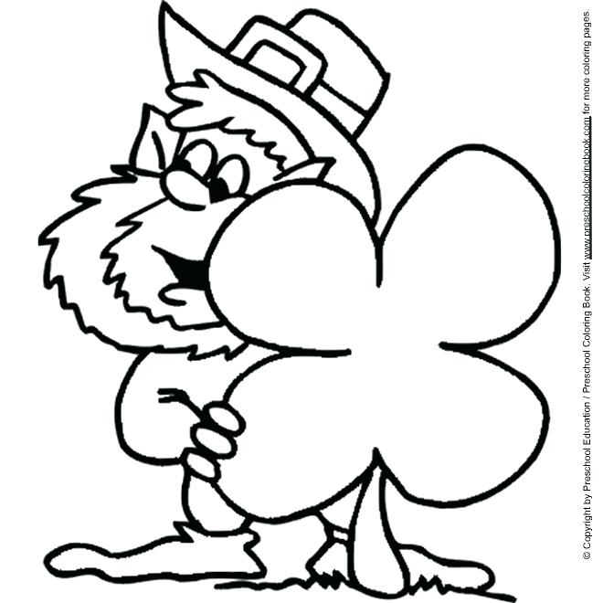 660x660 Shamrocks Coloring Pages Letter S Is For Shamrock Coloring Page