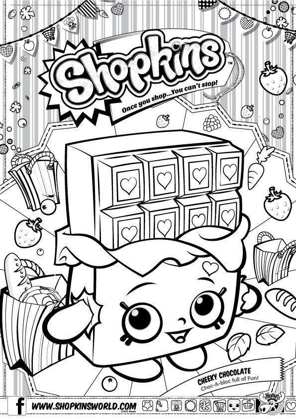 595x842 Shopkins Coloring Pages