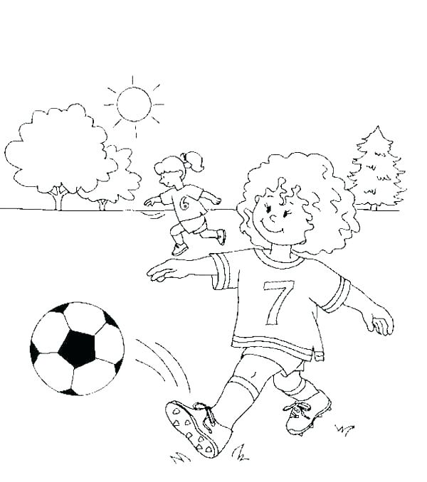 600x678 Soccer Players Coloring Pages Free Printable Soccer Coloring Pages