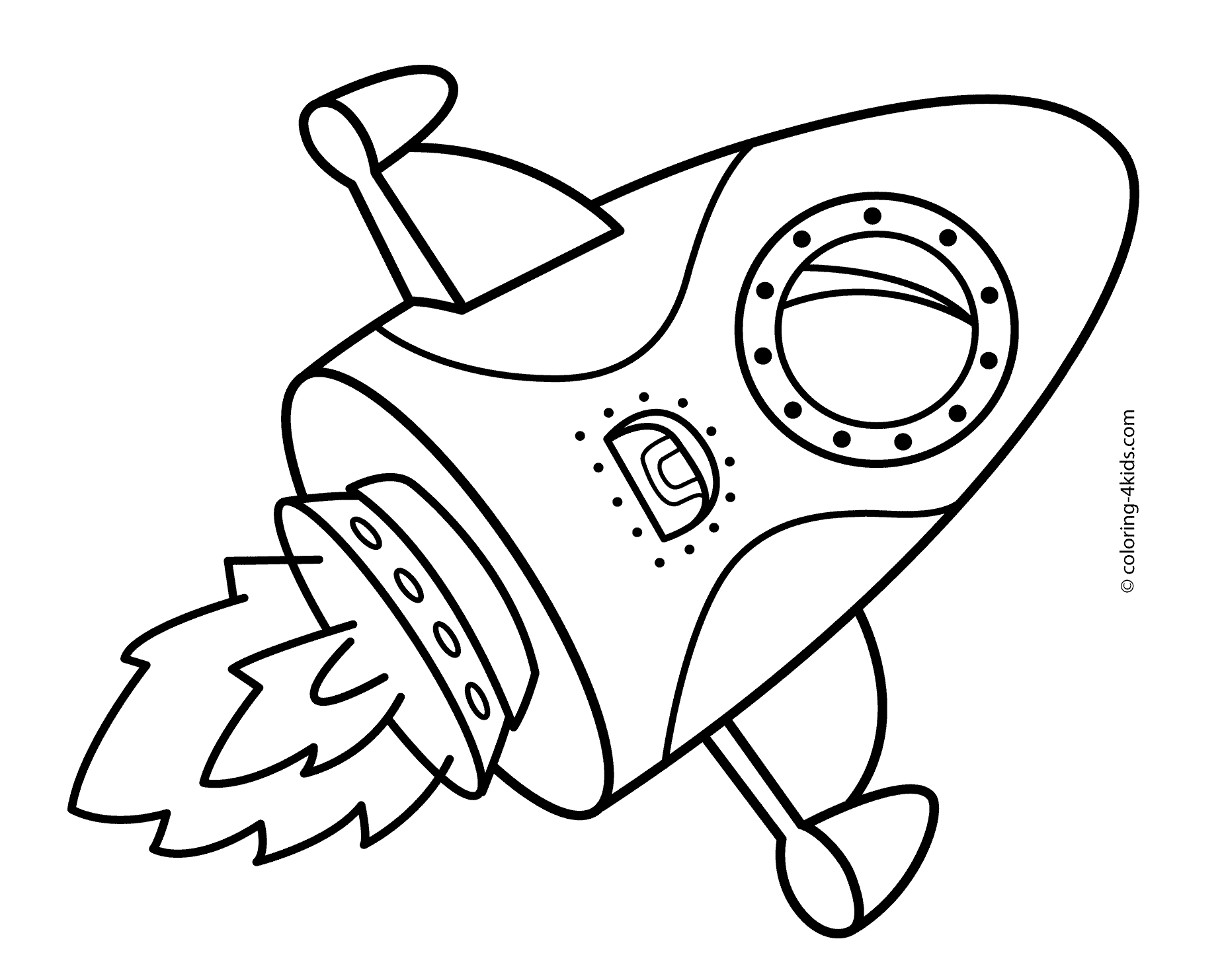 Printable Space Coloring Pages