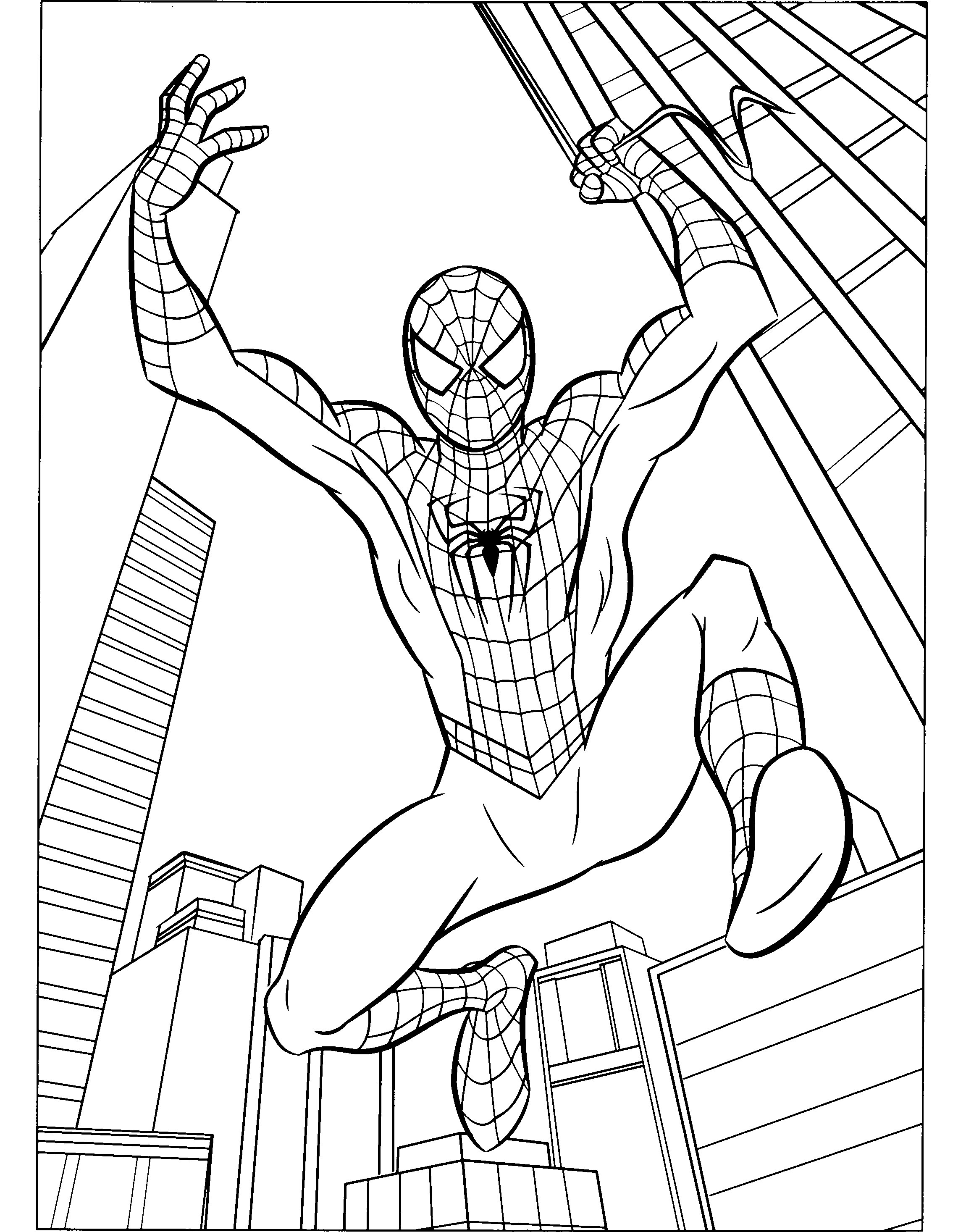 2300x2933 Spiderman Pictures To Color